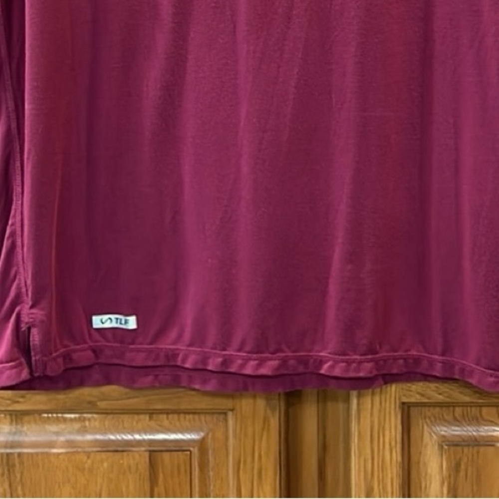 Men’s Root Performance Bamboo Crew Neck Ultra Soft Shirt, Regal Mauve, Size L - Picture 6 of 8